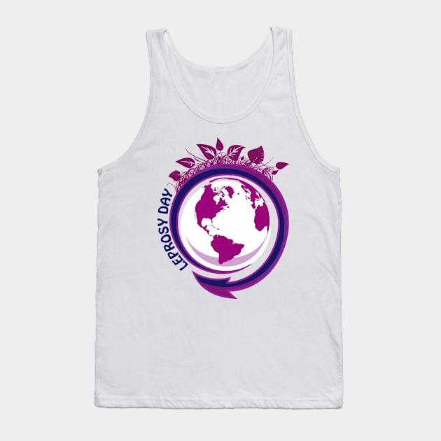 World Leprosy Day Symbolic Tank Top by Admair 